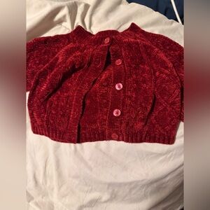 GAP Women's Vibrant Red Cardigan